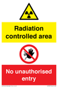 CA7897: Radiation controlled areaNo unauthorised entry