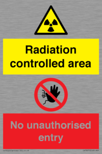 CA7897: Radiation controlled areaNo unauthorised entry