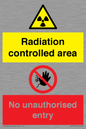 CA7897: Radiation controlled areaNo unauthorised entry