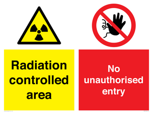 CA7897: Radiation controlled areaNo unauthorised entry