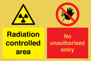 CA7897: Radiation controlled areaNo unauthorised entry