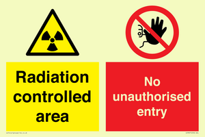 CA7897: Radiation controlled areaNo unauthorised entry