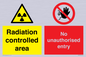 CA7897: Radiation controlled areaNo unauthorised entry