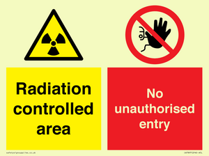 CA7897: Radiation controlled areaNo unauthorised entry