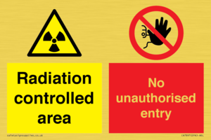 CA7897: Radiation controlled areaNo unauthorised entry