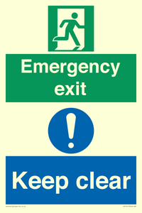 CB15415: Emergency exit keep clear
