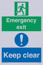CB15415: Emergency exit keep clear