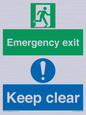 CB15415: Emergency exit keep clear