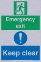 CB15415: Emergency exit keep clear