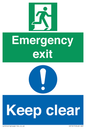 CB15415: Emergency exit keep clear