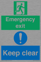 CB15415: Emergency exit keep clear