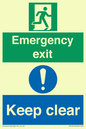 CB15415: Emergency exit keep clear