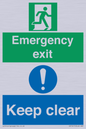 CB15415: Emergency exit keep clear