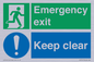 CB15415: Emergency exit keep clear