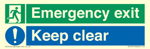 CB15415: Emergency exit keep clear