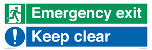 CB15415: Emergency exit keep clear