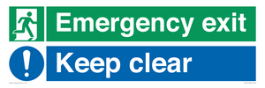 CB15415: Emergency exit keep clear