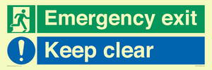 CB15415: Emergency exit keep clear