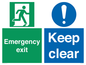 CB15415: Emergency exit keep clear