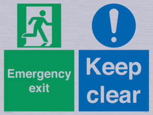 CB15415: Emergency exit keep clear