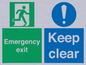 CB15415: Emergency exit keep clear