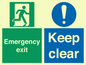 CB15415: Emergency exit keep clear