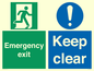 CB15415: Emergency exit keep clear
