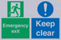 CB15415: Emergency exit keep clear