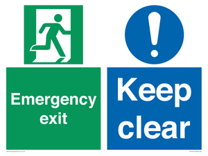 CB15415: Emergency exit keep clear
