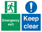 CB15415: Emergency exit keep clear