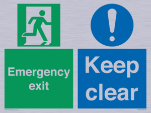 CB15415: Emergency exit keep clear