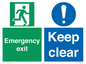 CB15415: Emergency exit keep clear