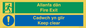 CB16437: Welsh English Bilingual Allanfa dân Cadwch yn glir / Fire exit Keep clear
