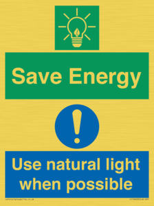 CC10643: Save Energy - Use natural light when possible