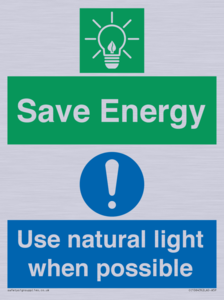 CC10643: Save Energy - Use natural light when possible