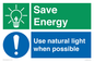 CC10643: Save Energy - Use natural light when possible