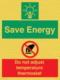 CC10648: Save Energy - Do not adjust temperature thermostat