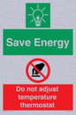 CC10648: Save Energy - Do not adjust temperature thermostat
