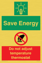 CC10648: Save Energy - Do not adjust temperature thermostat