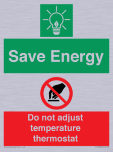 CC10648: Save Energy - Do not adjust temperature thermostat