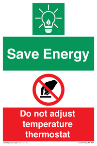 CC10648: Save Energy - Do not adjust temperature thermostat