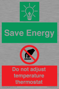 CC10648: Save Energy - Do not adjust temperature thermostat