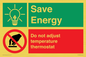 CC10648: Save Energy - Do not adjust temperature thermostat