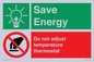 CC10648: Save Energy - Do not adjust temperature thermostat