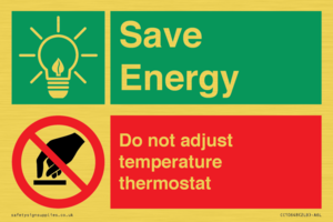 CC10648: Save Energy - Do not adjust temperature thermostat