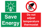 CC10648: Save Energy - Do not adjust temperature thermostat