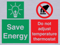 CC10648: Save Energy - Do not adjust temperature thermostat