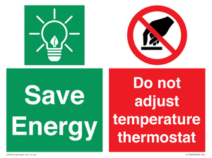 CC10648: Save Energy - Do not adjust temperature thermostat