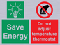 CC10648: Save Energy - Do not adjust temperature thermostat
