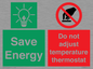 CC10648: Save Energy - Do not adjust temperature thermostat
